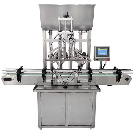 Automatic 4 nozzle Paste Filling Machine
