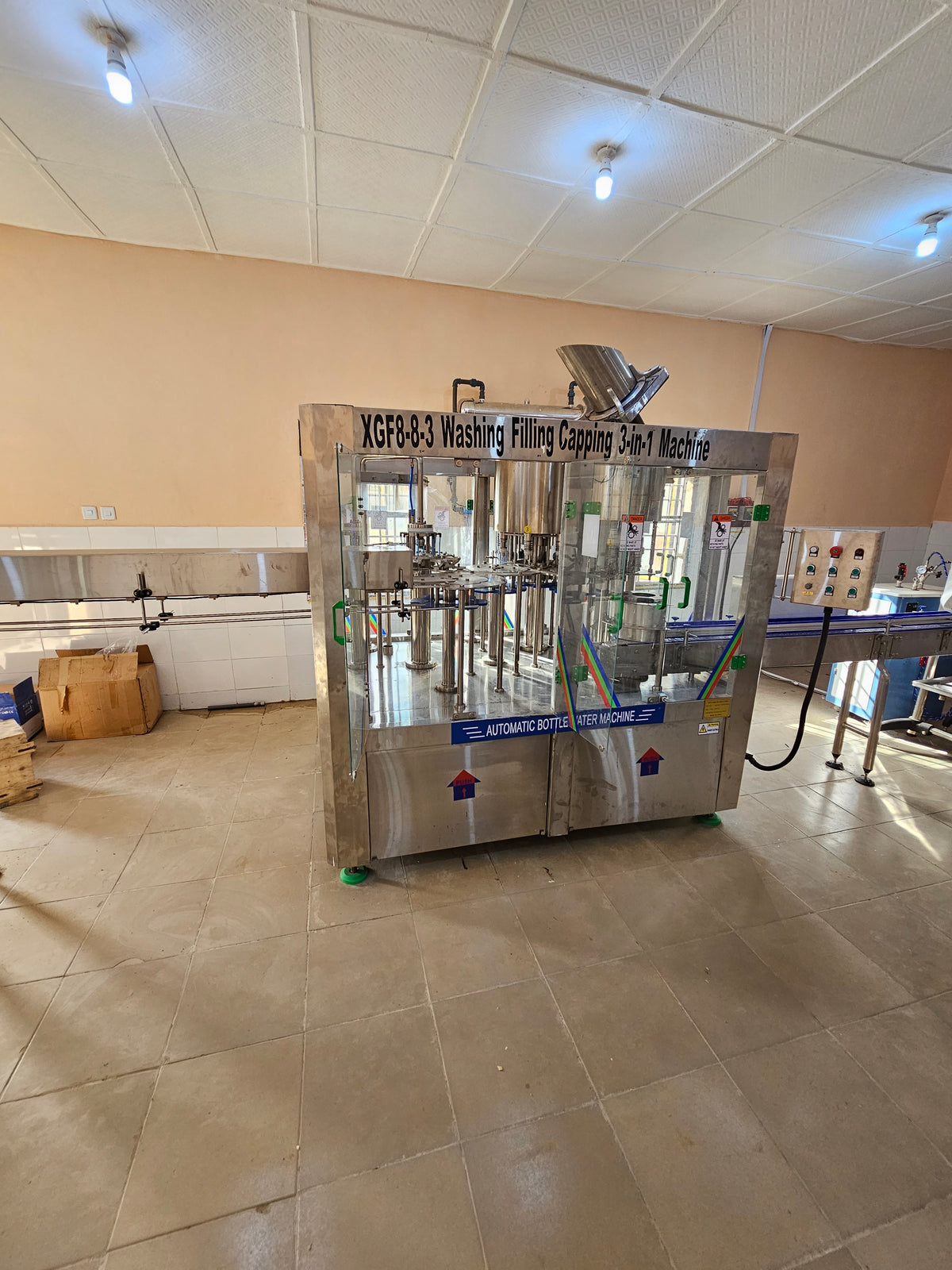 COMPLETE BOTTLE WATER MACHINE SETUP