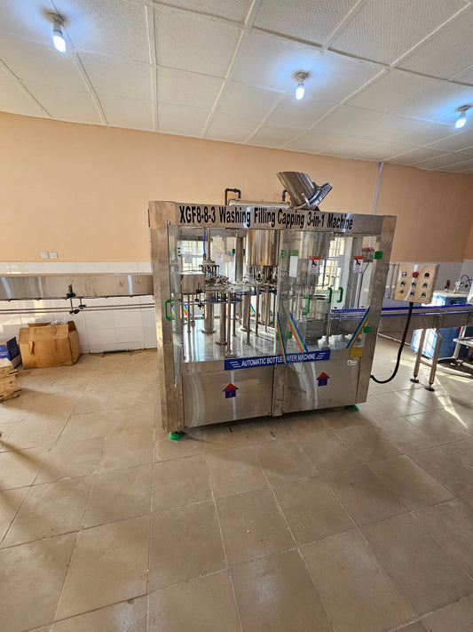 8-8-3 Automatic Washing, Filling & Capping Machine