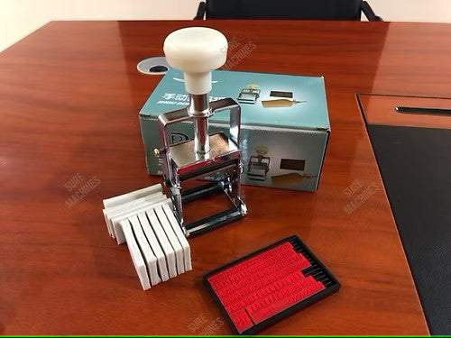 INK STAMP Manual Coding Machine