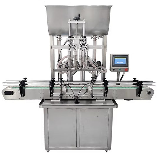 Automatic 4 nozzle Paste Filling Machine