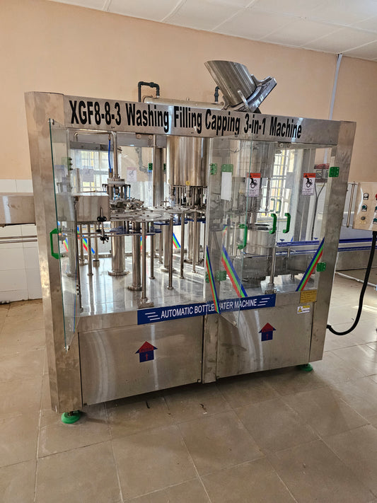 8-8-3 Automatic Washing, Filling & Capping Machine