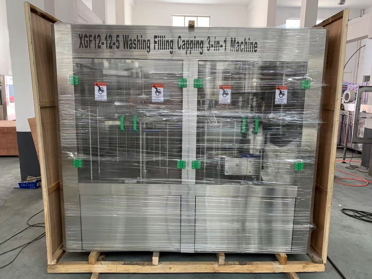 12-12-5 Automatic Washing, Filling & Capping Bottling Machine